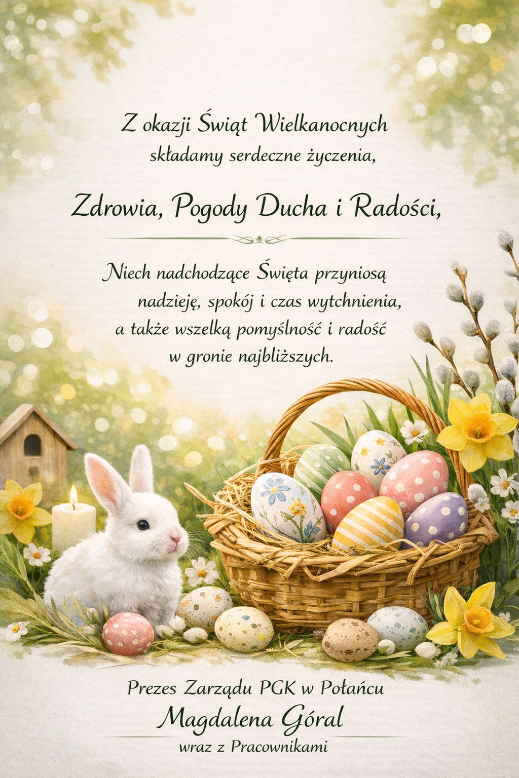 Życzenia wielkanocne