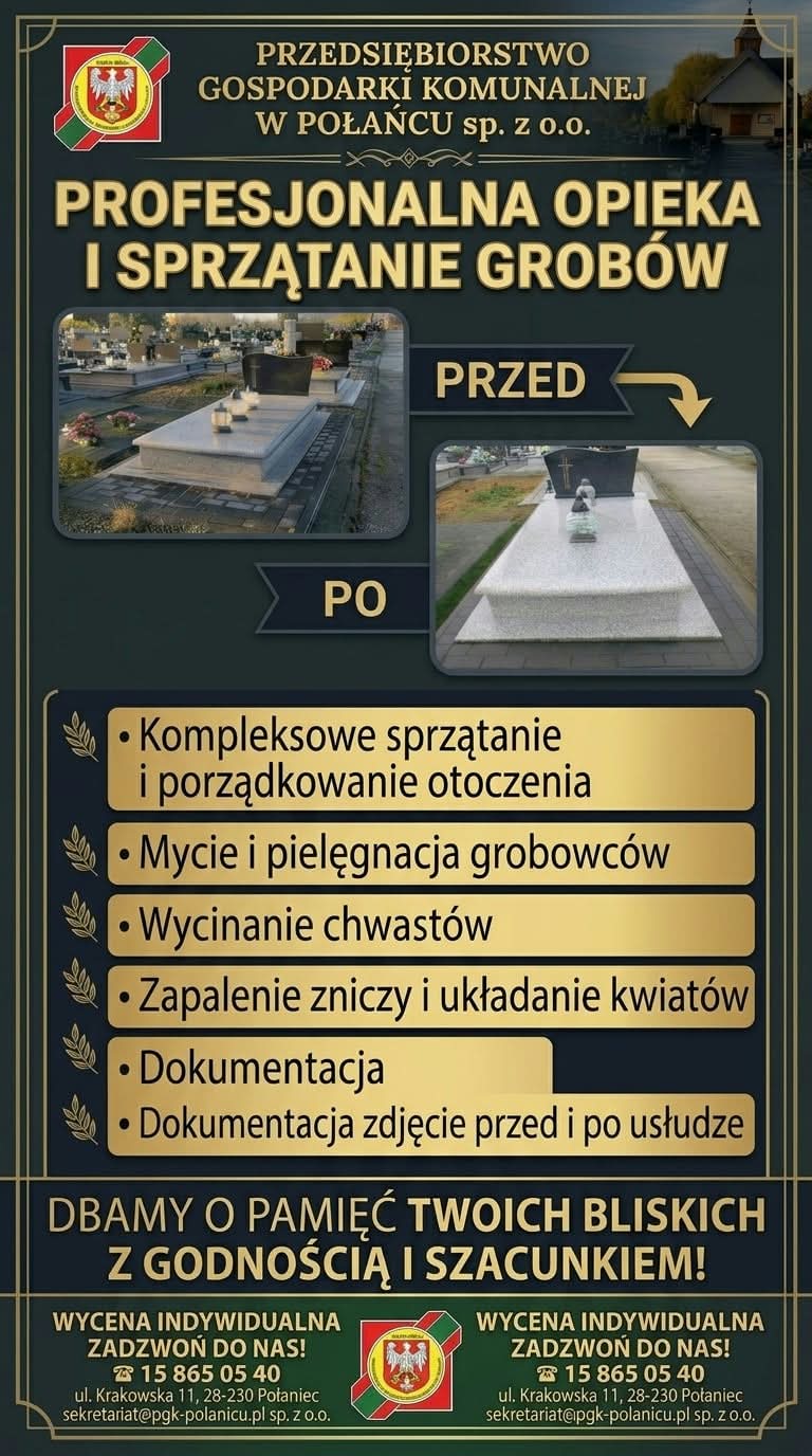 Mycie nagrobk&oacute;w