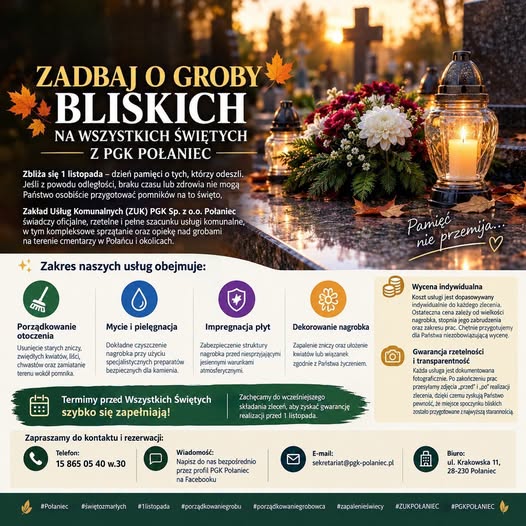 Zadbaj o&nbsp;groby bliskich
