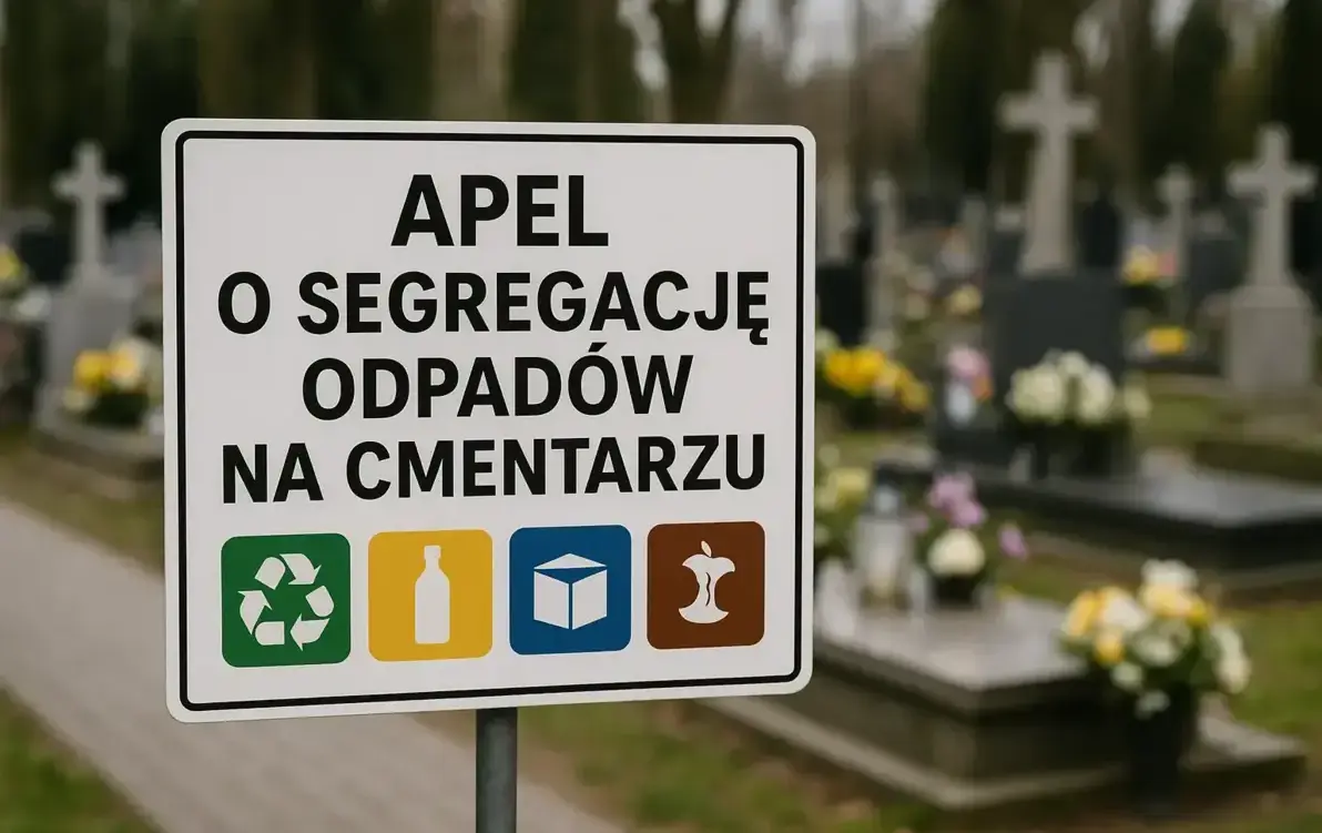 Zdjęcie do Apel o segregację odpad&oacute;w na cmentarzach